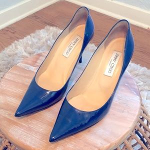 Patent Leather Blue Jimmy Choo! Size 39